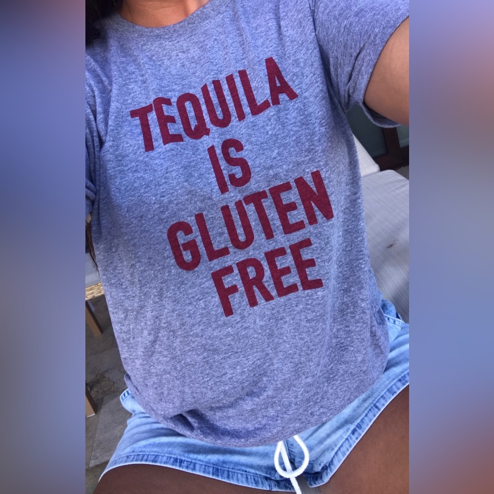 ⭐️3/$25⭐️ “Tequila is Gluten Free” Tee Size Large